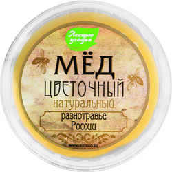 Мед натуральный ЛЕСНЫЕ УГОДЬЯ разнотравье, 700г
