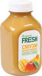 Напиток безалкогольный ЛЕНТА FRESH Смузи банан-манго, 300мл