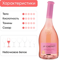 Вино J.P.CHENET Делишес Медиум Свит розовое полусладкое, 0.75л