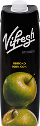 Изображение товара Сок ТМ VIFRESH Яблочный восстановленный, 1л