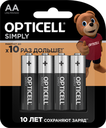 Изображение товара Батарейки OPTICELL Simply AA, Арт. 5051012, 4шт
