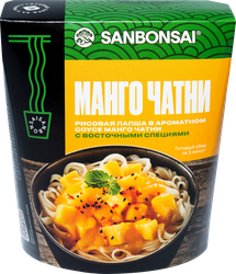 Изображение товара Лапша рисовая SANBONSAI Манго Чатни, с восточными специями, 123г