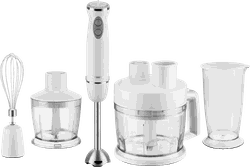 Изображение товара Блендер погружной РЕДМОНД белый, пластик/нержавеющая сталь, 6,6х39х6,6см, Арт. BH407