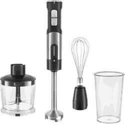 Изображение товара Блендер погружной РЕДМОНД черный, пластик/нержавеющая сталь, 6,3х40х6,3см, Арт. RHB-2902