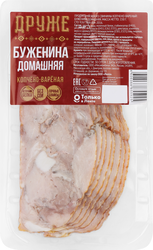 Изображение товара Буженина копчено-вареная ДРУЖЕ нарезка, 150г