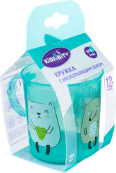 Кружка детская KIDFINITY 200мл, с декором и нескользящим дном