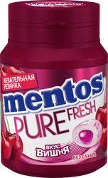 Изображение товара Жевательная резинка MENTOS Pure Fresh со вкусом вишни, 54г