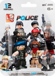 Изображение товара Конструктор SLUBAN Полицейские и грабители, 48 деталей, Арт. M38-B0583
