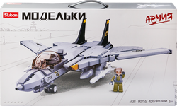 Изображение товара Конструктор SLUBAN Истребитель, 521 деталь, Арт. M38-B0755/M38-B0891