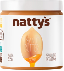 Паста арахисовая NATTYS Creamy с медом, 250г