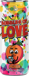 Изображение товара Напиток BUBBLES OFF LOVE Чайный напиток со вкусом персика с желейными шариками негазированный, 0.32л