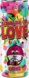 Изображение товара Напиток BUBBLES OFF LOVE Чайный напиток со вкусом личи с желейными шариками негазированный, 0.32л