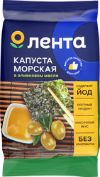 Изображение товара Морская капуста ЛЕНТА в оливковом масле, 4г