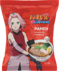 Изображение товара Лапша NARUTO Рамен со вкусом говядины, 93г