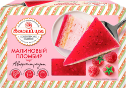 Торт ВЕНСКИЙ ЦЕХ Малиновый пломбир, 430г