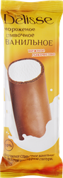 Изображение товара Мороженое DELISSE Сливочное ванильное во взбитой шоколадной глазури 10%, без змж, трубочка, 90г