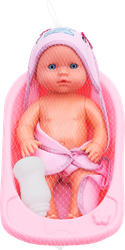 Изображение товара Набор игровой LOLAFUN Пупс 30см, в ванночке, Арт. YL2430P-D