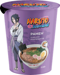 Изображение товара Лапша NARUTO Рамен со вкусом морепродуктов, 65г