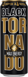 Изображение товара Напиток энергетический TORNADO Max Energy Black, 0.45л