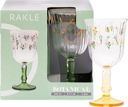 Изображение товара Набор бокалов RAKLE Botanical, стекло, 240мл, Арт. BTC112, 4шт