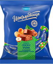Конфеты ШОКОЛАДНИЦА пралиновые в глазури, 200г