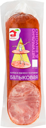 Изображение товара Колбаса копчено-вареная МД БОРОДИНА Балыковая, 350г