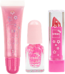 Изображение товара Косметика детская LUKKY BonBon Gift блеск для губ, помада для губ, лак, Арт. т26345