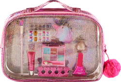 Изображение товара Косметика детская LUKKY в косметичке-чемоданчике с плюшевым брелоком, Арт. т27040