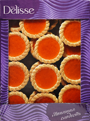 Изображение товара Печенье сахарное DELISSE с желе со вкусом апельсина, 500г