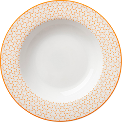 Изображение товара Тарелка суповая HOME QUEEN Медовая 21,7см, костяной фарфор, Арт. 77093