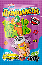 Изображение товара Карамель КАНДИ КЛАБ Приколисты Кряк-шмяк, с игрушкой и татуировкой, 1г