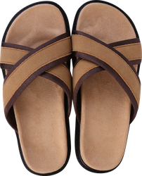 Изображение товара Тапки домашние мужские HOMECLUB р. 42–44, коричневые, Арт. Profit-A5