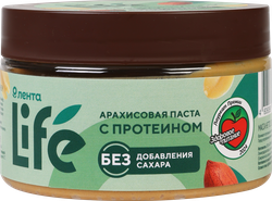 Изображение товара Паста арахисовая ЛЕНТА LIFE с протеином, 250г