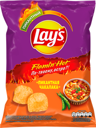Изображение товара Чипсы картофельные LAY'S со вкусом Пикантная чакалака, 105г