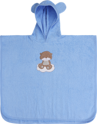 Изображение товара Полотенце-пончо HOMECLUB 60x120см, голубое, Арт. KY-2-B