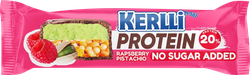 Изображение товара Батончик злаковый протеиновый KERLLI со вкусом малины и фисташки, без сахара, 40г