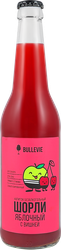 Изображение товара Напиток BULLEVIE Шорли Яблоко, вишня с соком слабогазированный пастеризованный, 0.45л