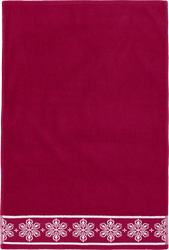 Изображение товара Полотенце махровое HOMECLUB Christmas Traditions 70х120см, красное, Арт. НСCrTr70кр