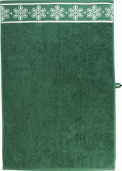 Изображение товара Полотенце махровое HOMECLUB Christmas Traditions 70х120см, темно-зеленое, Арт. НСCrTr70тзел
