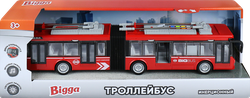 Изображение товара Игрушка инерционная BIGGA Трамвай/Троллейбус со световыми и звуковыми эффектами, в ассортименте