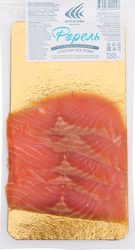 Изображение товара Форель холодного копчения ЭКСТРА ФИШ ломтики, 100г