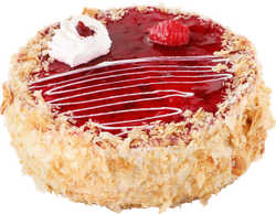 Изображение товара Торт СИМФОНИЯ ДЕСЕРТА Ягодный с малиной, 900г