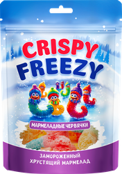 Изображение товара Мармелад жевательный FRESHBOX Crispy Freezy червячки, сублимированный, 45г