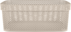 Изображение товара Корзина KEEPLEX Ajur 36,5х27х14,1см, с ручками, 11л, Арт. KL4114БЖ-Л