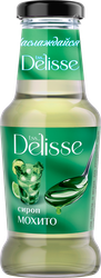 Изображение товара Сироп десертный DELISSE Мохито, со вкусом лимона и мяты, 250мл