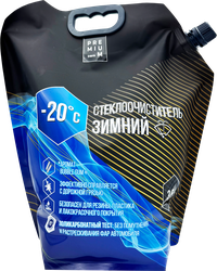 Изображение товара Стеклоочиститель зимний ЛЕНТА Premium Bubble Gum, до -20 градусов, 3.5л