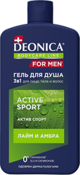 Изображение товара Гель для душа DEONICA For Men Active Sport, 750мл