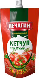 Изображение товара Кетчуп ПЕЧАГИН Томатный, 1-я категория, 500г