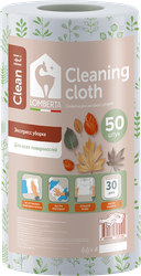 Изображение товара Салфетки LOMBERTA в рулоне, вискоза, 50 листов