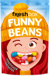 Изображение товара Драже мармеладное FRESHBOX Funny Beans фруктовое ассорти, 33г